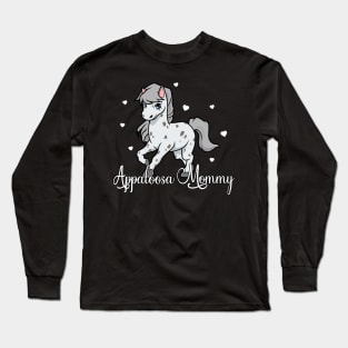 Horse Lover - Appaloosa Mommy Long Sleeve T-Shirt